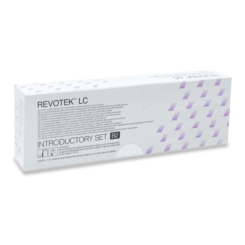 GC Revotek LC dental material introductory set packaging for dental professionals