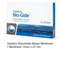Geistlich Bio Gide membrane sale featuring a resorbable bilayer membrane 13mm x 25mm for dental use