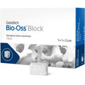 Geistlich Bio-Oss Block bone graft in a box, designed as a spongious bone substitute for regeneration