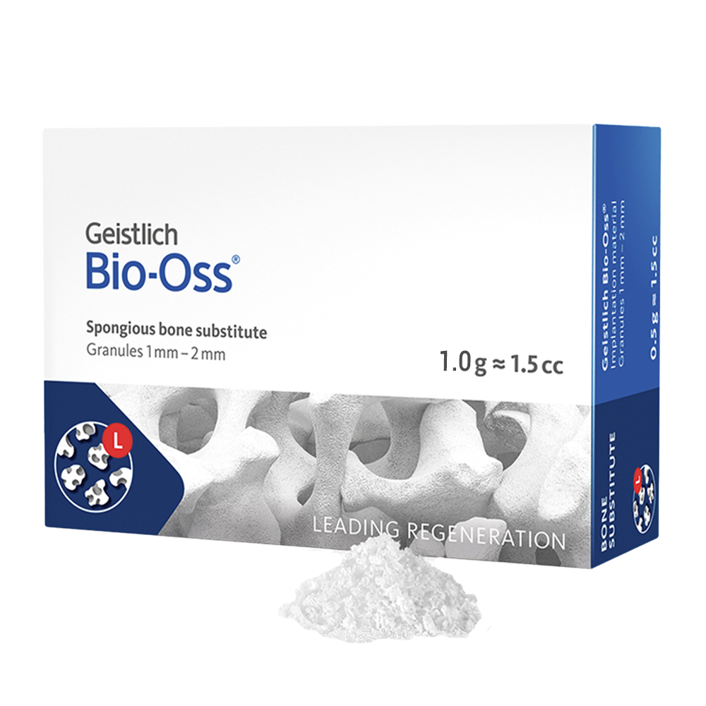 Geistlich Bio-Oss spongious bone substitute granules for dental regeneration, buy Geistlich Bio Oss online