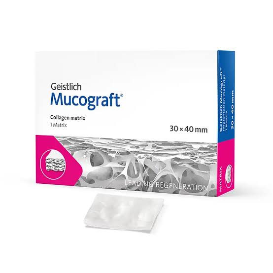 Geistlich Mucograft Collagen Matrix 30 x 40 mm for dental regeneration and tissue healing