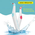 Beetle Dental Glin Sonic Irrigator for endodontics with blue and pink tips for endo cleaning