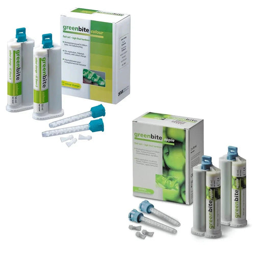 Beetle Dental Bite Registration Material Dental kits with GreenBite color and apple options for precise dental impressions