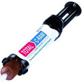 Itena Total C-Ram TR Shade dental cement in automix syringe with brown dispensing tip for ceramic cementation