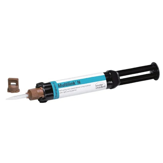 Ivoclar Multilink N adhesive in a syringe for dental bonding applications