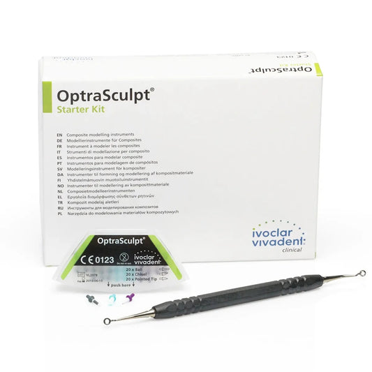 Ivoclar Optrasculpt Starter Kit with composite modeling instruments for dental use