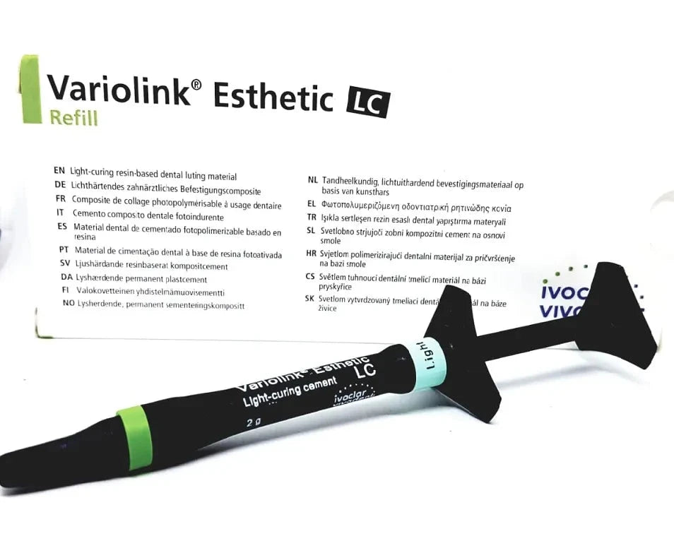 Ivoclar Variolink N refills light-curing dental material for esthetic restorations