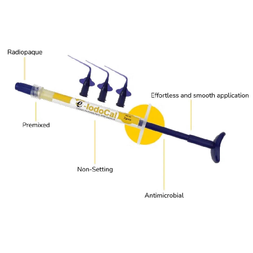 Beetle Dental premixed radiopaque syringe with applicator tips calcium hydroxide paste for kids nonsetting antimicrobial