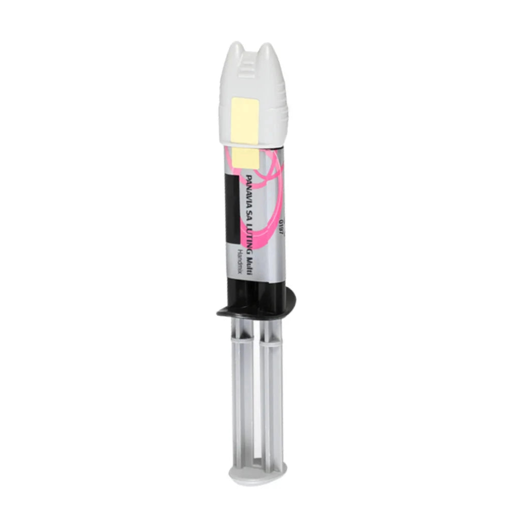 Kuraray Panavia V5 dental cement syringe by Beetle Dental for strong dental bonding applications