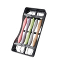 LM Arte Instrument Set with five colorful dental tools in black holder by Beetle Dental