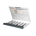 Beetle Dental Neo Endo Retreatment Files set with usage protocol instructions in a white open case