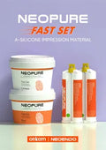 Neopure A-Silicone Putty fast set impression material containers and cartridges by Beetle Dental