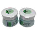 Noritake Super Porcelain EX-3 Enamel two small dental porcelain jars E3 and E2 shades for restorations