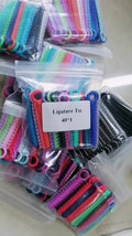 Colorful orthodontic ligature modules in resealable plastic bags by Beetle Dental