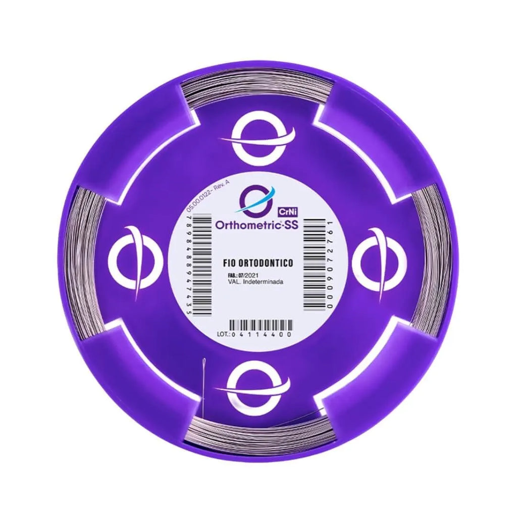 Beetle Dental orthodontic stainless steel wire roll in purple packaging for dental use