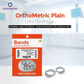 OrthoMetric ortho bands upper in plain design for anatomical precision and lasting comfort in dental care