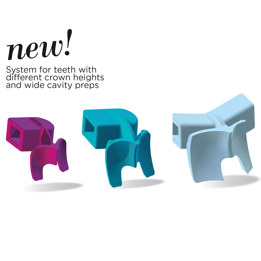 Beetle Dental colored matrix clips for posterior restorations Polydentia MyClip 2.0 sectional matrix system
