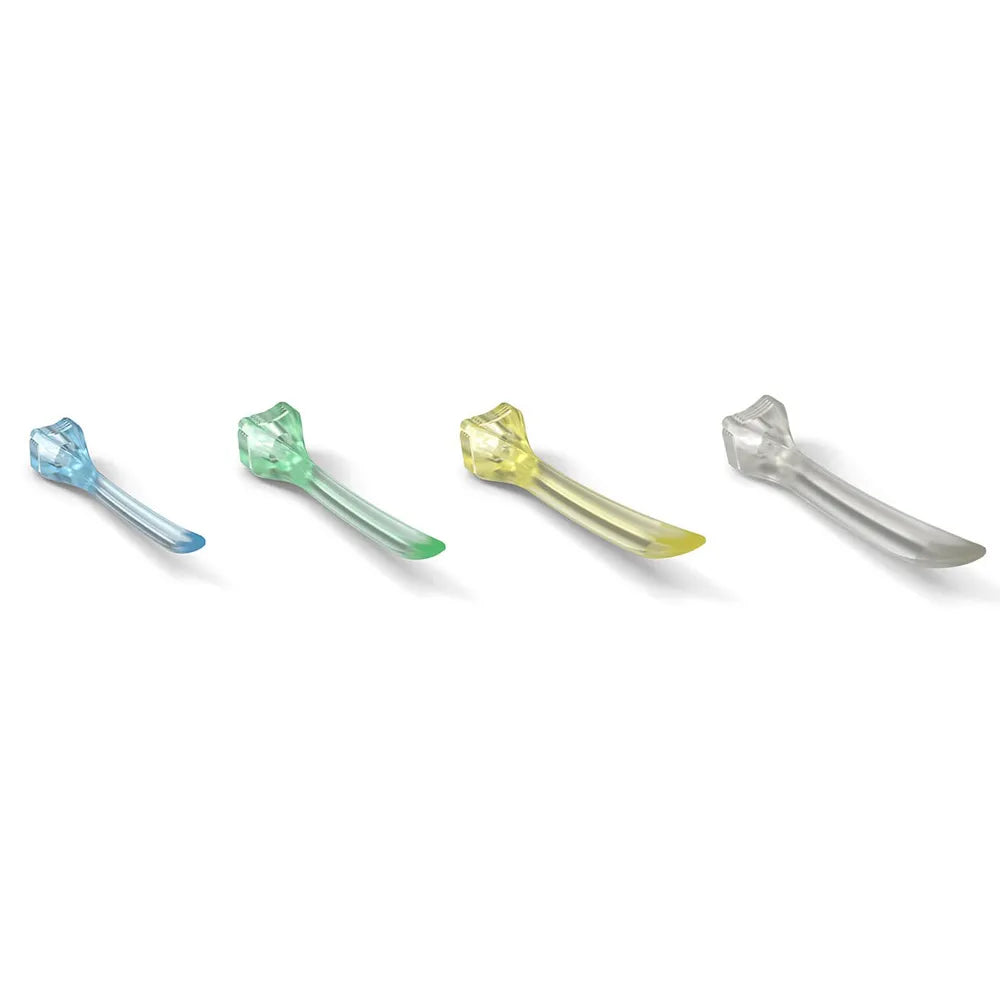 Polydentia MyQuickmat All-round matrix kit four colored plastic matrix holders blue green yellow clear for posterior restorations