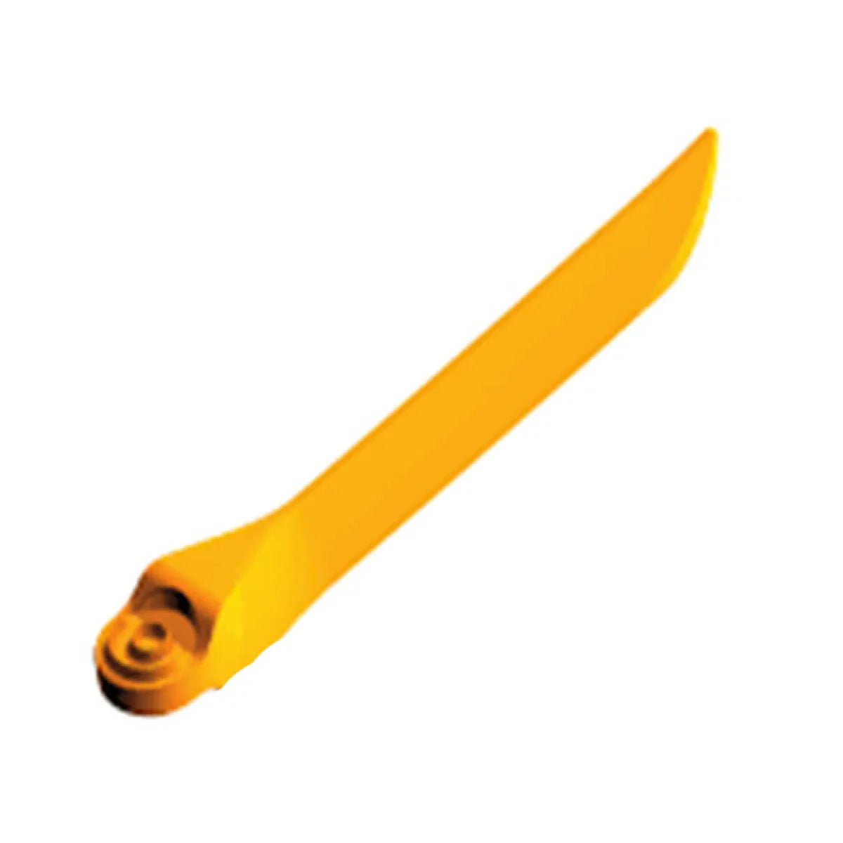 Yellow plastic dental wedge tool for tight contacts by Beetle Dental Polydentia MyWedge interproximal wedges