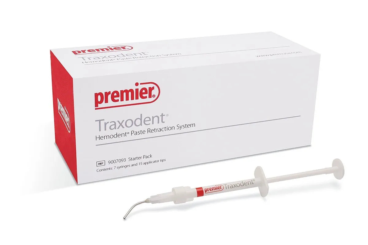 Beetle Dental Traxodent retraction paste for dentists box with syringe applicator for gingival retraction