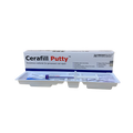 Prevest Cerafill Putty for dental repair bioceramic material with syringe and instructions in tray