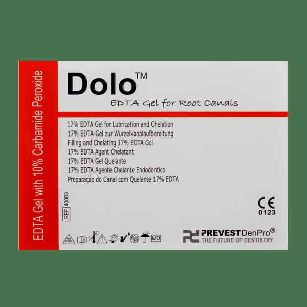 Beetle Dental Dolo EDTA gel for root canals 17 percent with 10 percent carbamide peroxide packaging