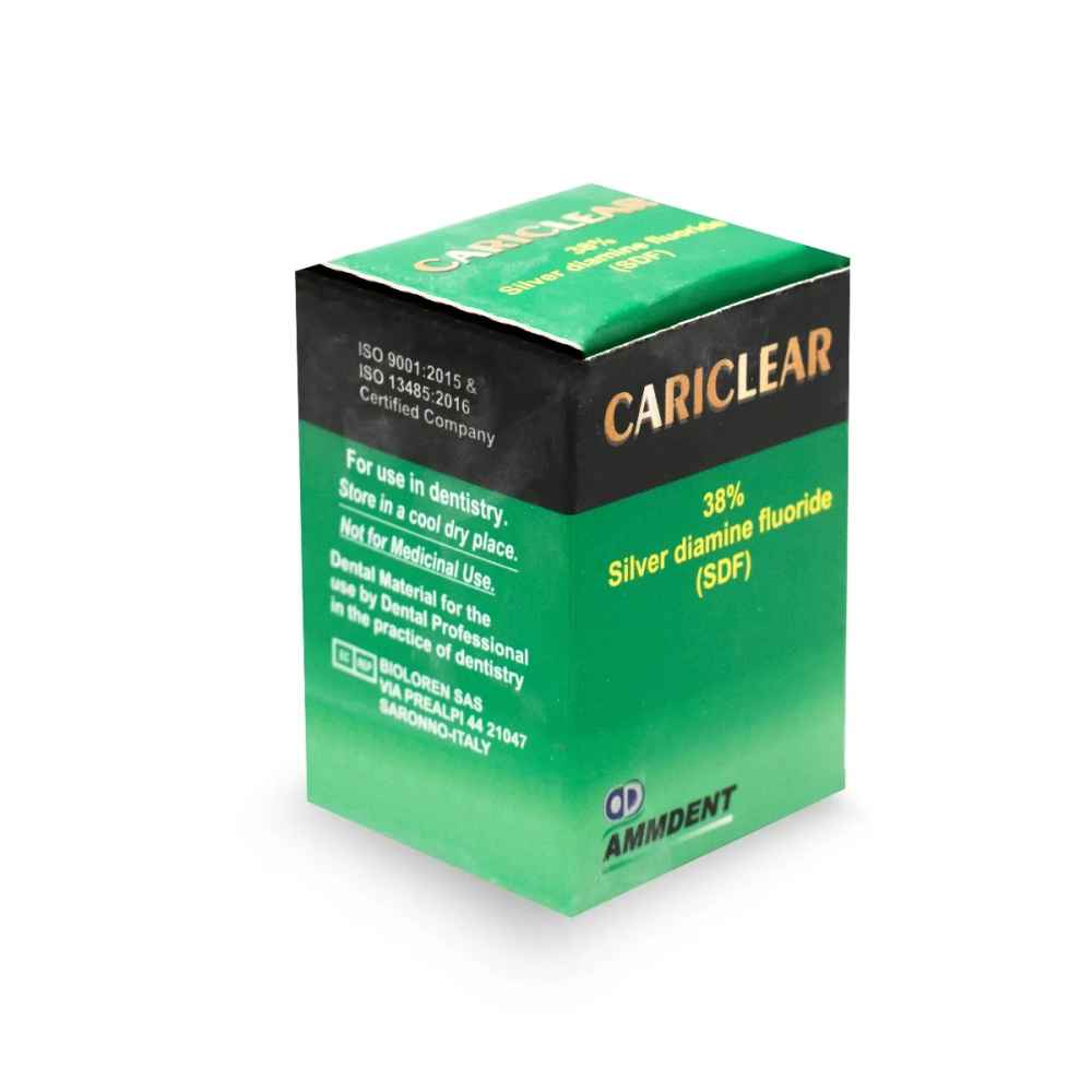 Ammdent Cariclear 38% silver diamine fluoride. Fast Arrest