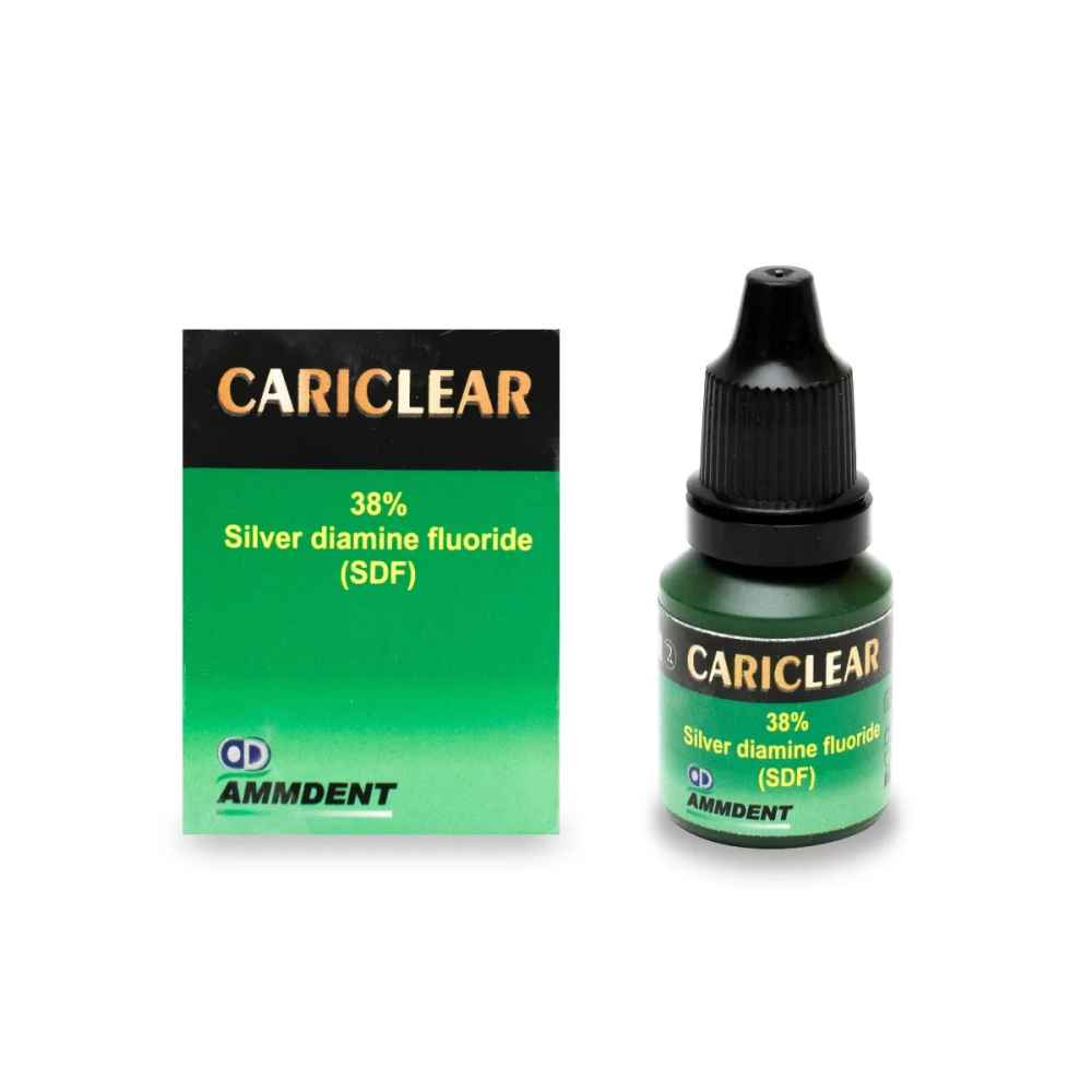 Ammdent Cariclear 38% silver diamine fluoride. Fast Arrest