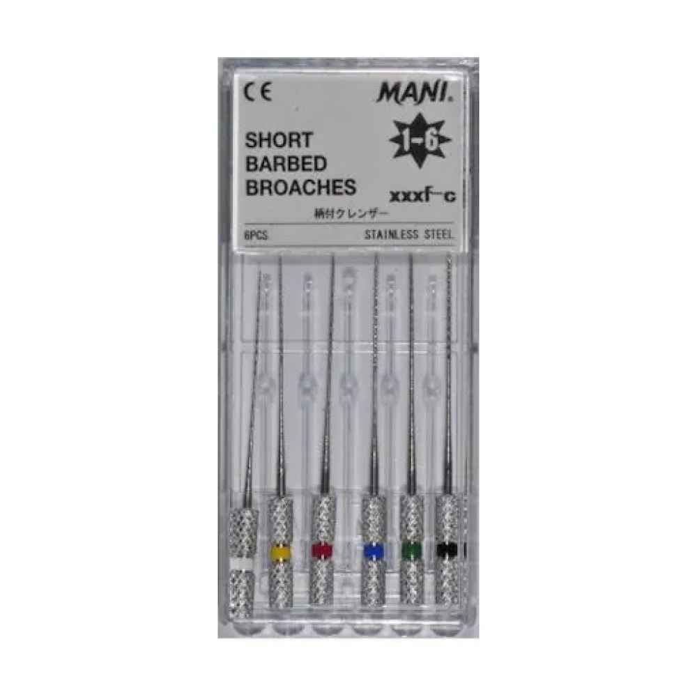 Mani Short Barbed Broaches
