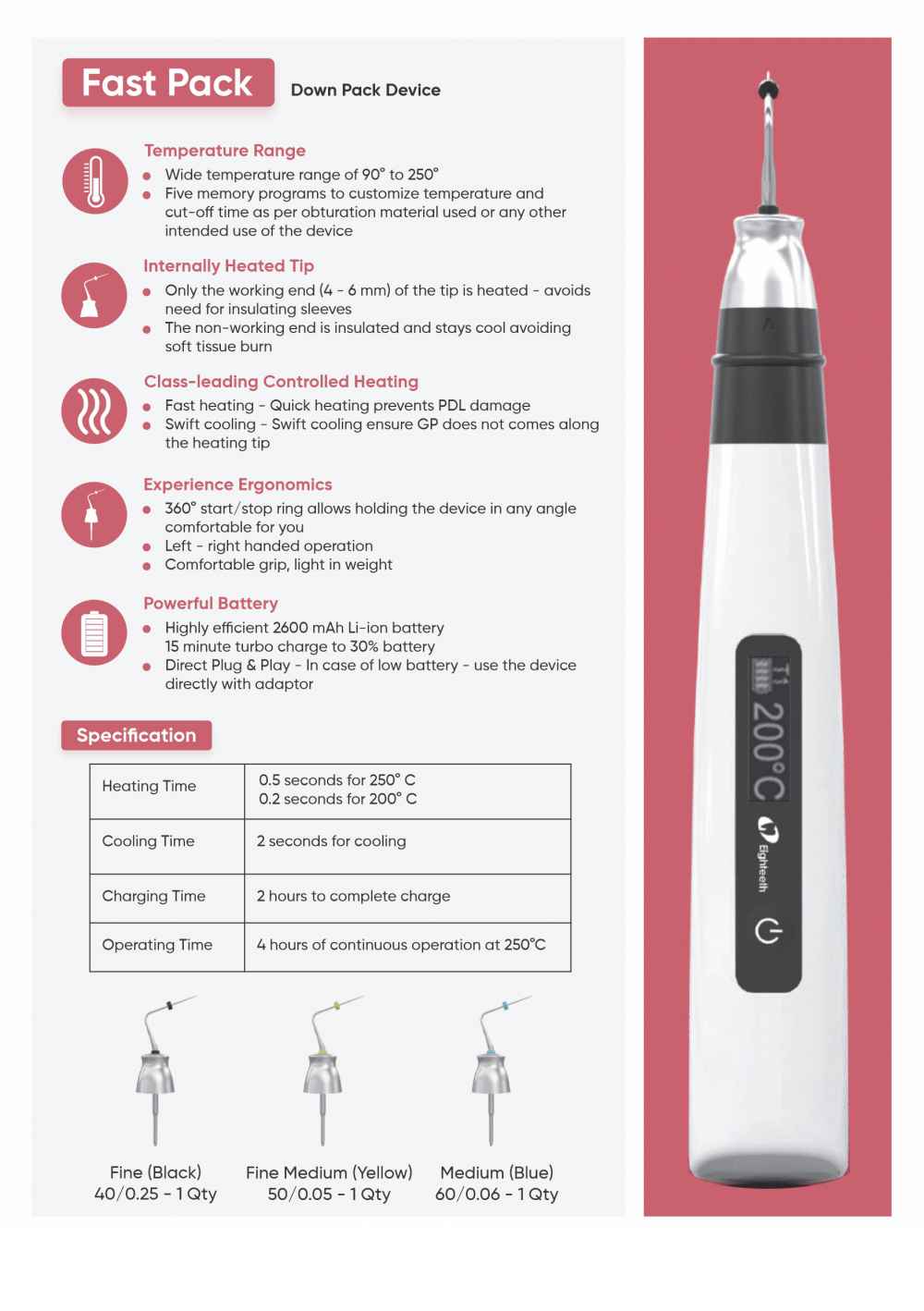 Eighteeth Obturation System