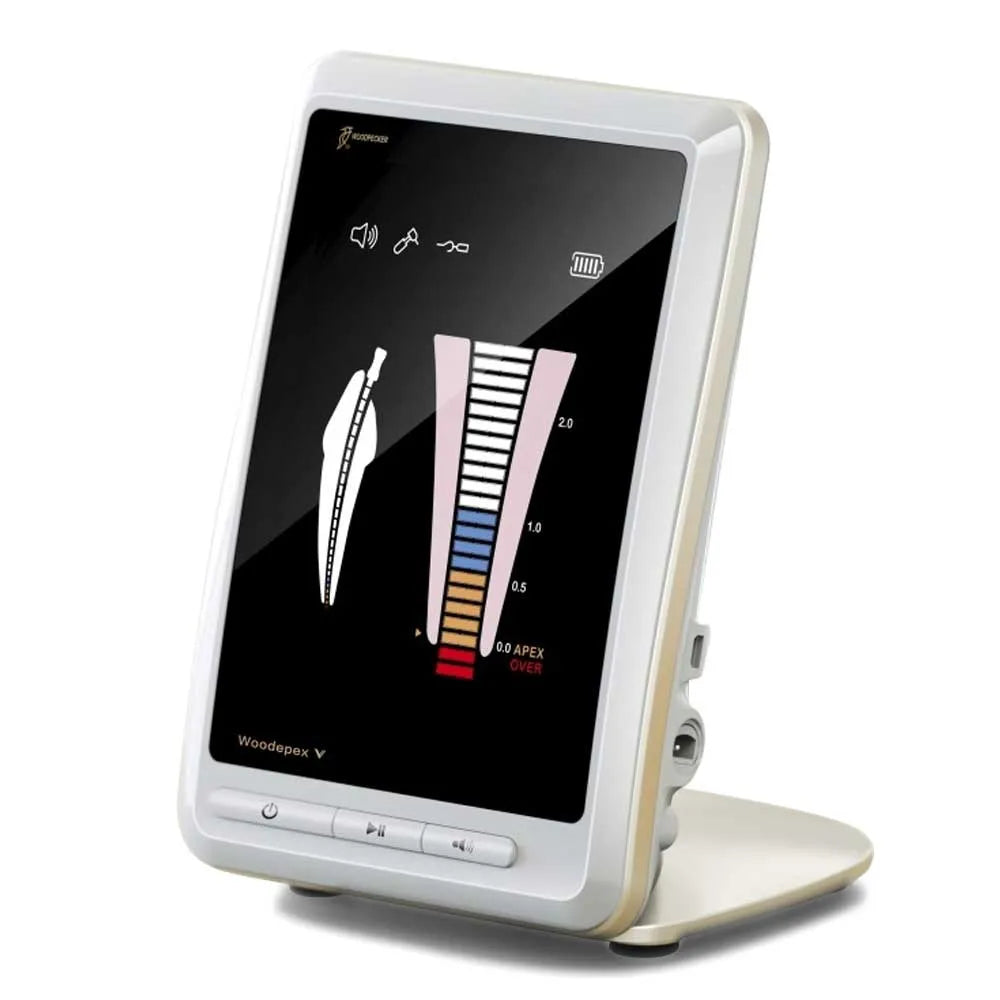 Beetle Dental Woodpecker Apex Locator Woodpex Five dental apex locator device with colored LED root measurement display