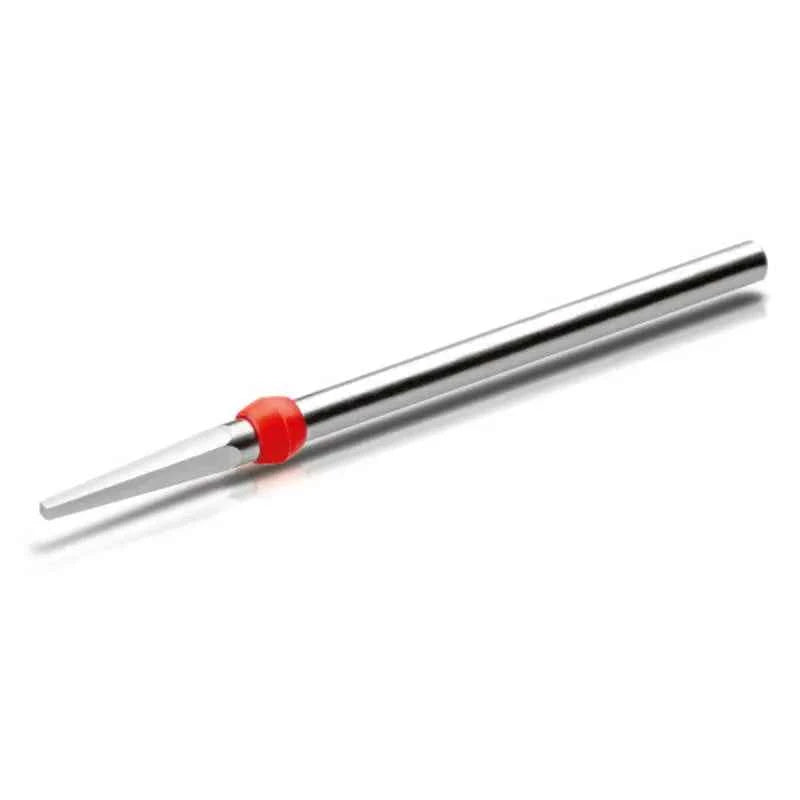 Beetle Dental Scheu finishing bur red conical ceramic polishing bur with stainless steel shank
