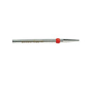 Beetle Dental Scheu finishing bur red tapered stainless steel dental bur with red ring for precise restorative finishing