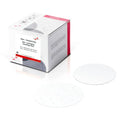Beetle Dental Scheu skin packaging dental 100 pack shown with box and round clear adhesive skin discs