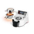Scheu Ministar S dental thermoforming unit in white with digital control panel heating chamber and dental tray
