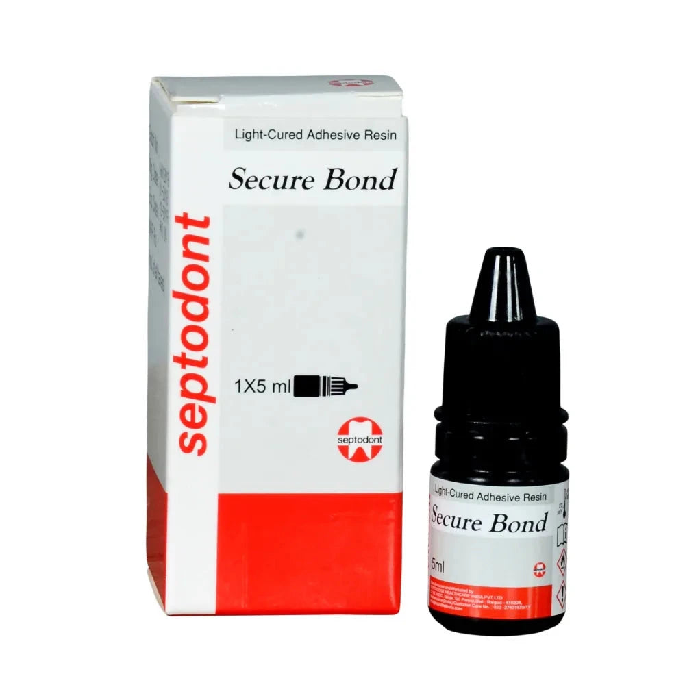 Septodont Bioroot Root Canal Sealer in a 5ml bottle with a secure adhesive for dental procedures