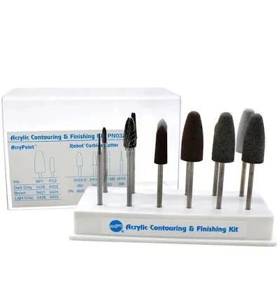 Shofu Acrylic Contouring and Finishing Kit with multiple dental tools to buy Shofu dental products online