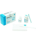 Shofu RX Ease dental product kit including glass ionomer, mixing pad, and applicator tools