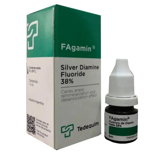 Beetle Dental silver diamine fluoride for cavities 38 percent bottle and packaging for dental care