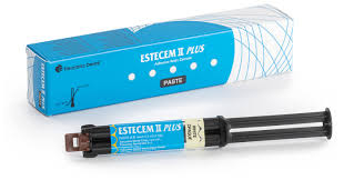Tokuyama EsteCem II Plus self adhesive resin cement in syringe packaging for dental applications