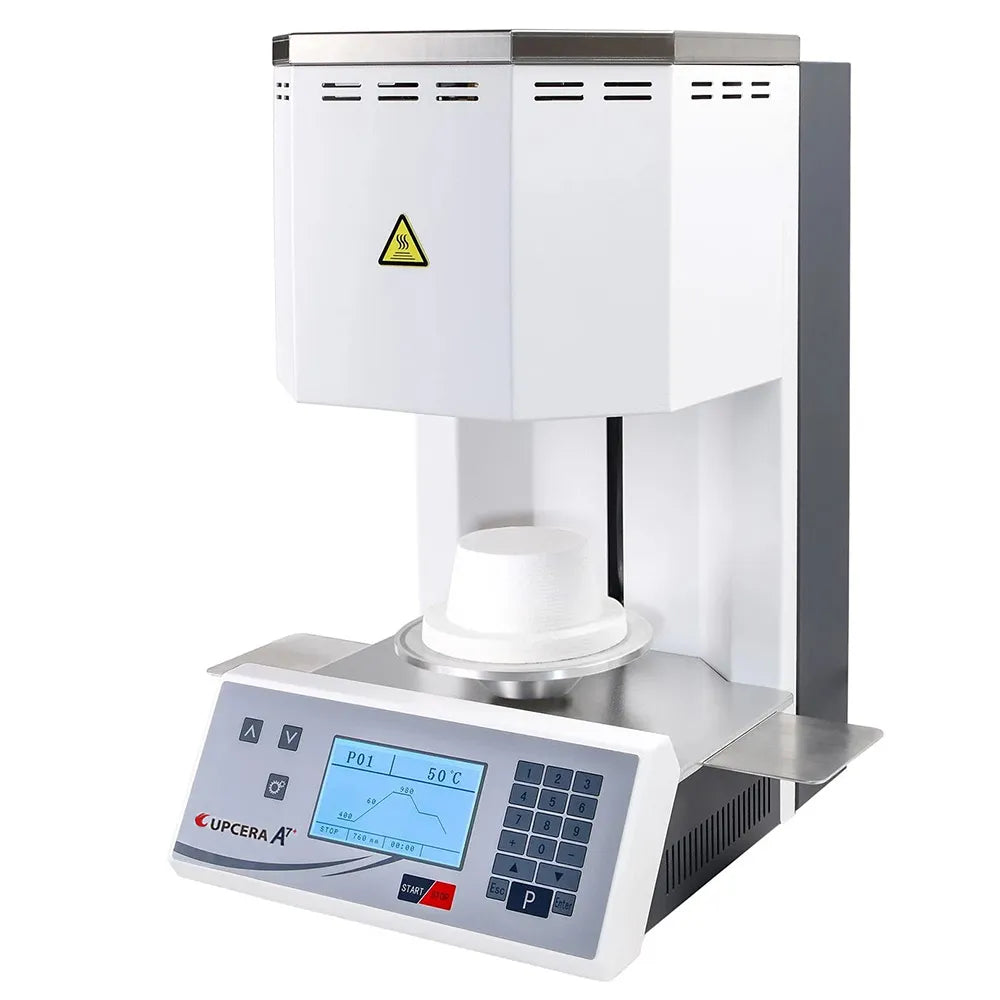 Upcera A7+ porcelain furnace for precise dental ceramics firing and effective temperature control
