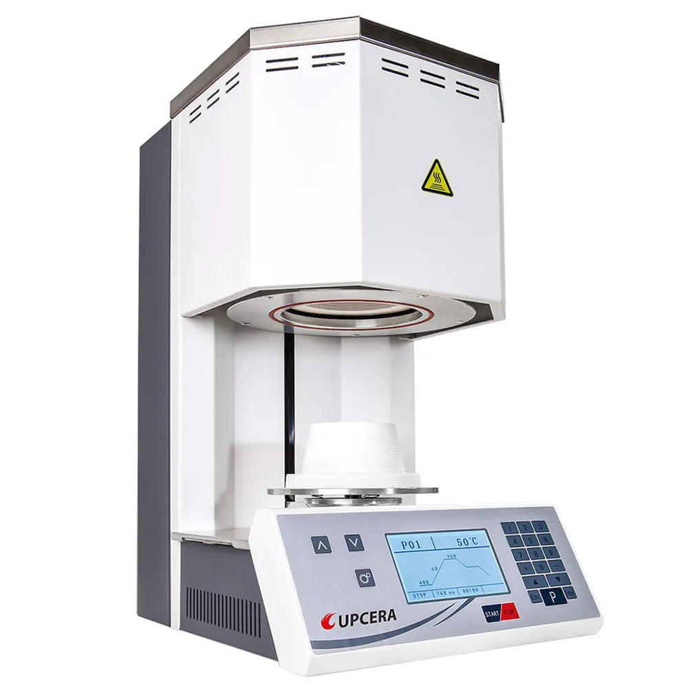 Upcera A7+ porcelain furnace with a digital display for dental ceramic applications