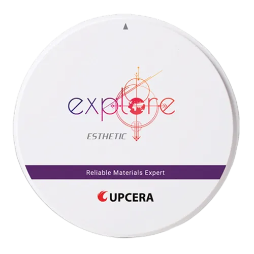 Upcera dental zirconia blanks B1 for creating durable and esthetic dental restorations