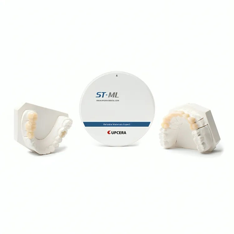Upcera dental zirconia blanks in various shapes for high-quality dental restorations
