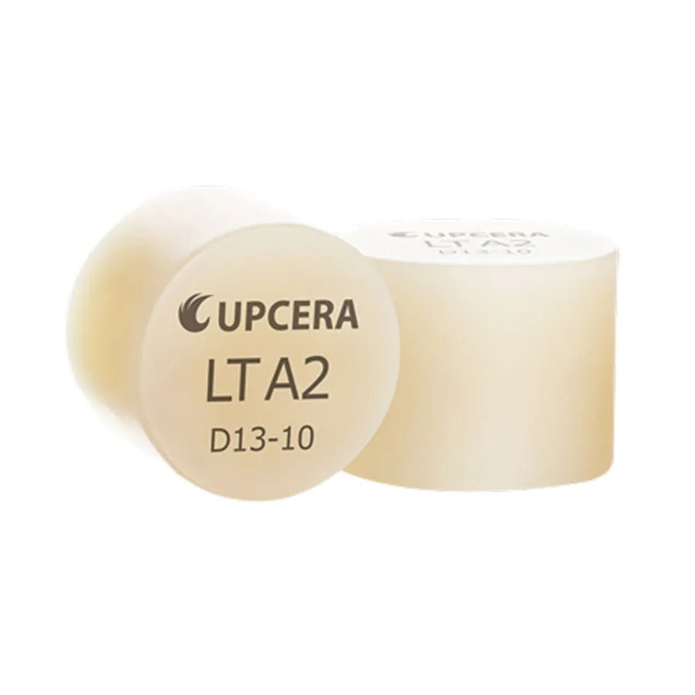 Upcera lithium disilicate ingots A2 for precise dental restorations and high aesthetic quality