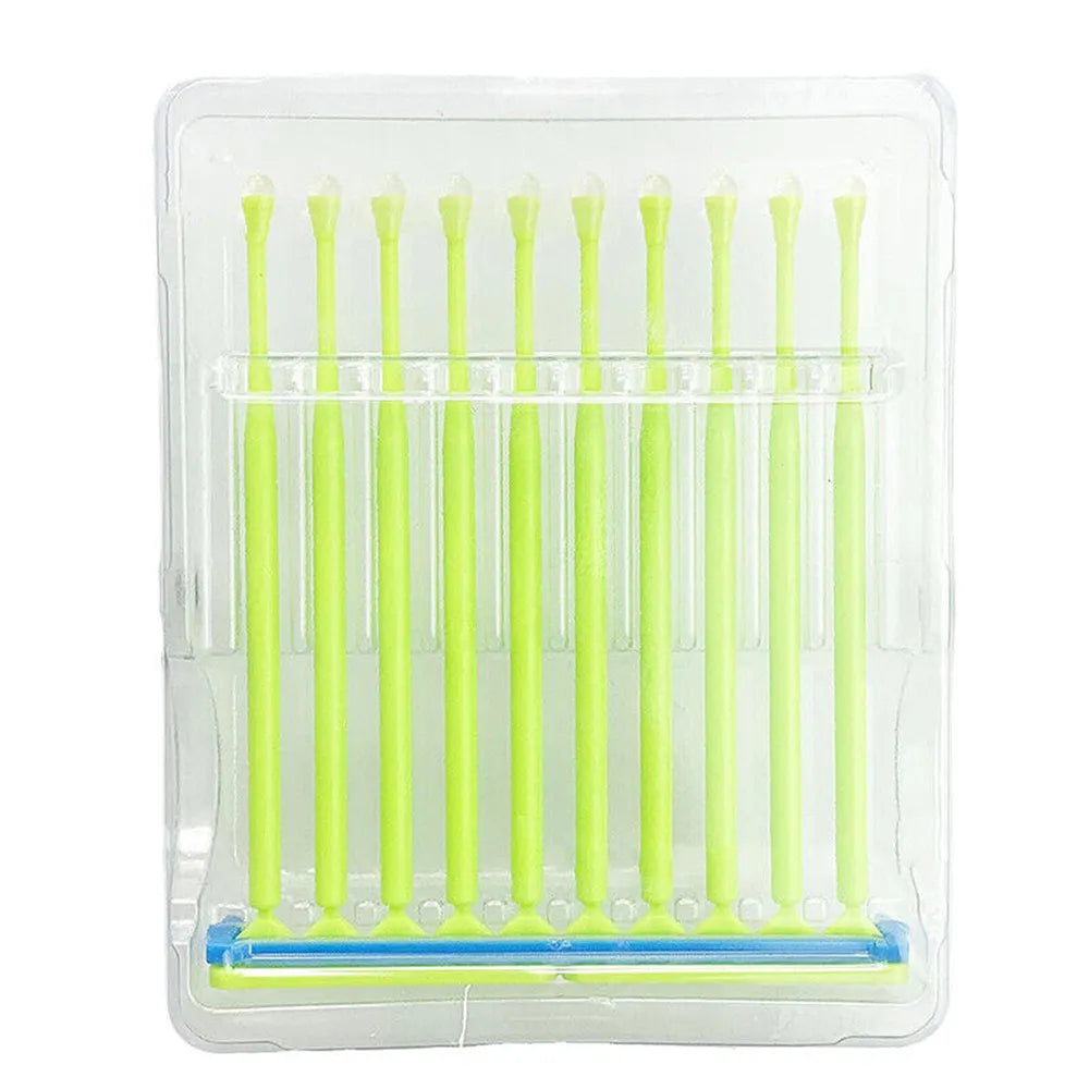 Upcera SupraCXN adhesive tip applicator set with bright green tips for precise application in dental procedures