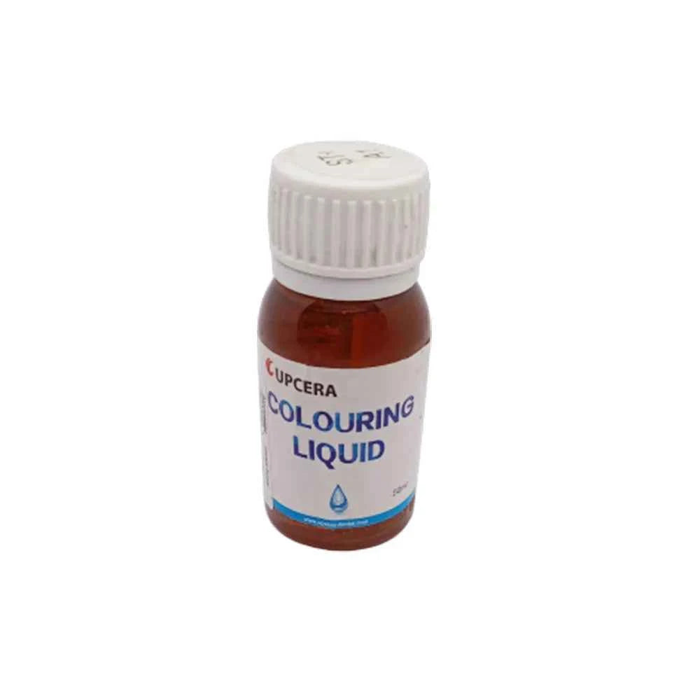 Beetle Dental zirconia dentin coloring liquid in a small brown bottle for dental applications