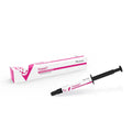 Beetle Dental Proseal F syringe and box pit and fissure sealant for dentists pictured in white and pink packaging