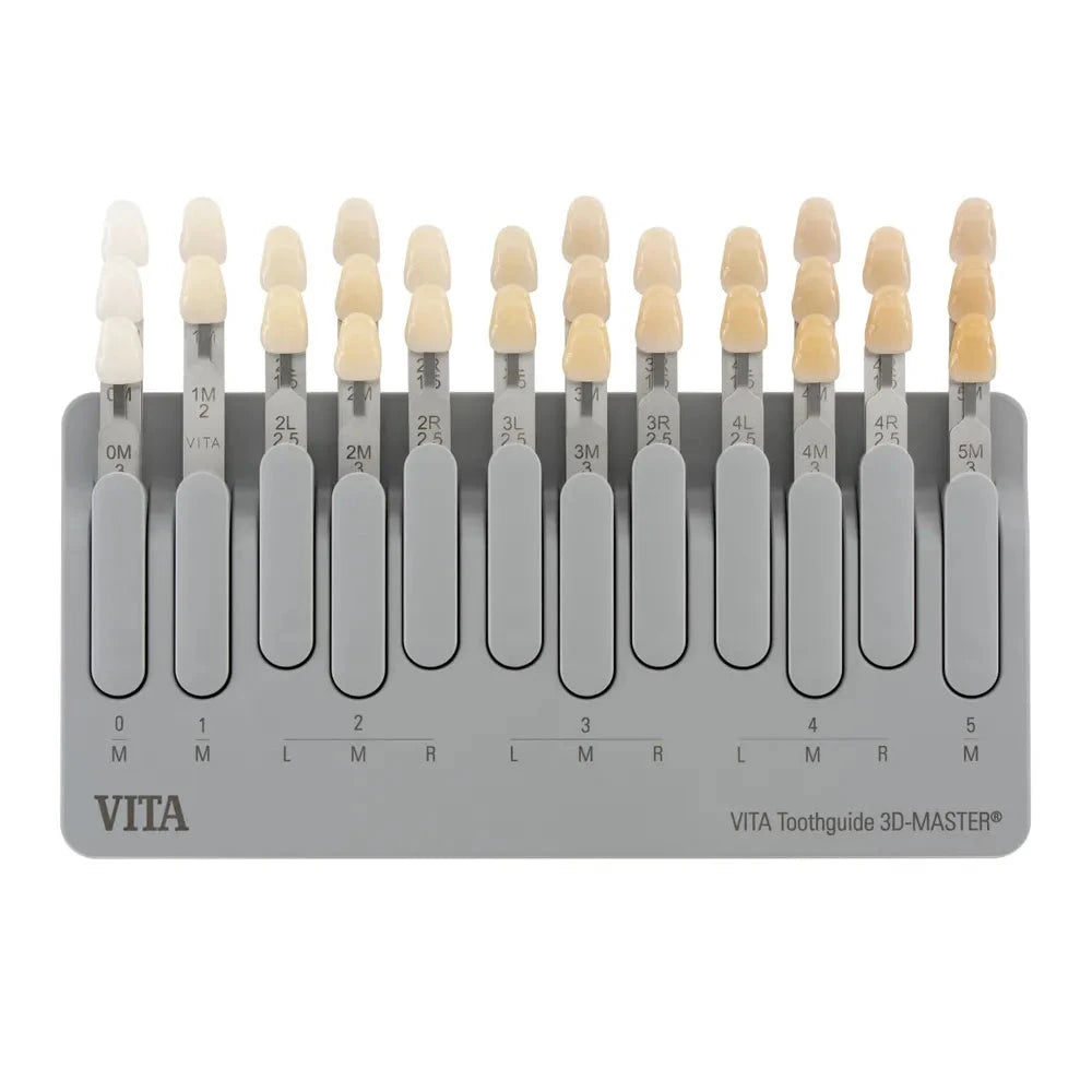 VITA Toothguide 3D-MASTER with various tooth shade samples for dental color matching