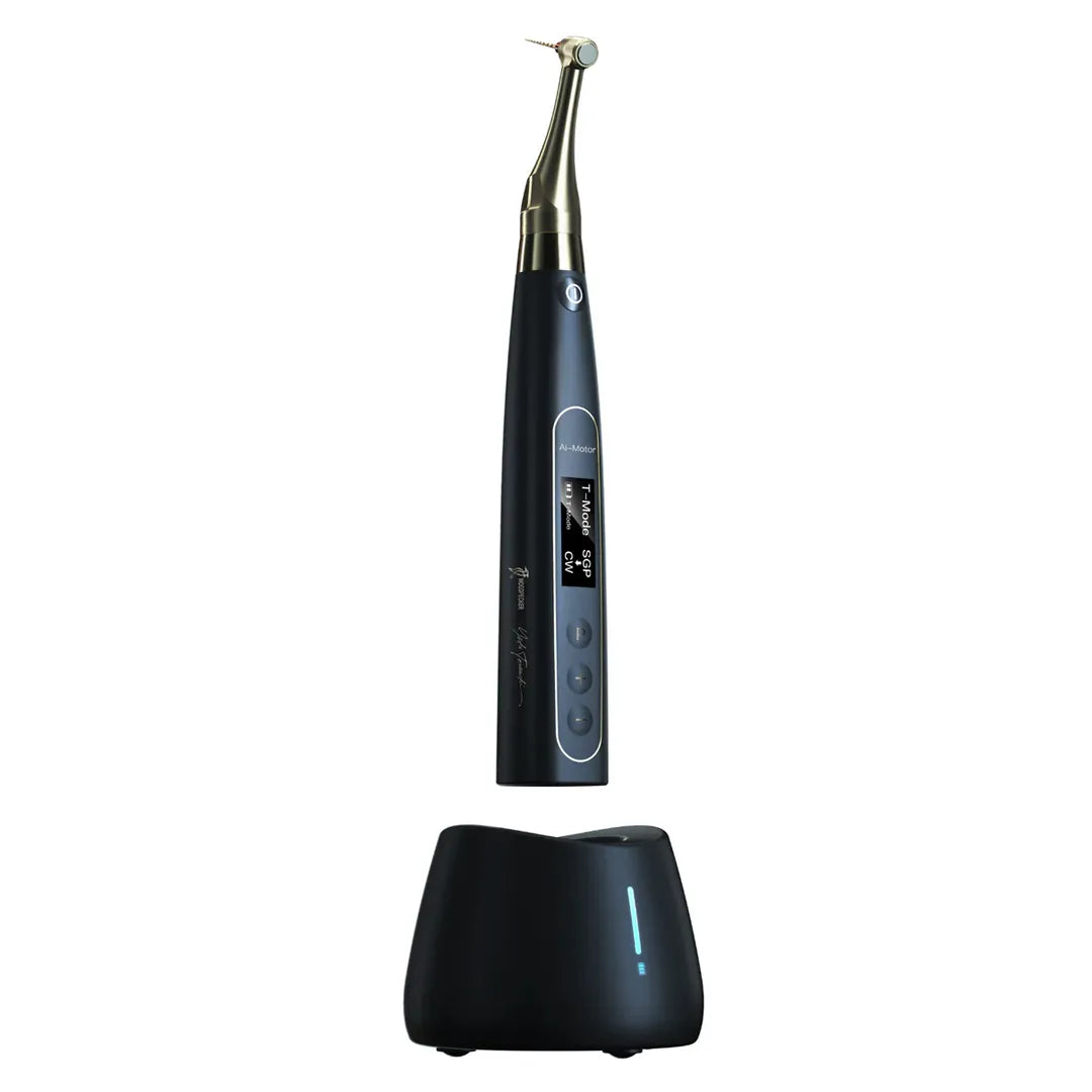 Beetle Dental woodpecker ai endomotor with apex locator cordless endodontic handpiece and charging base